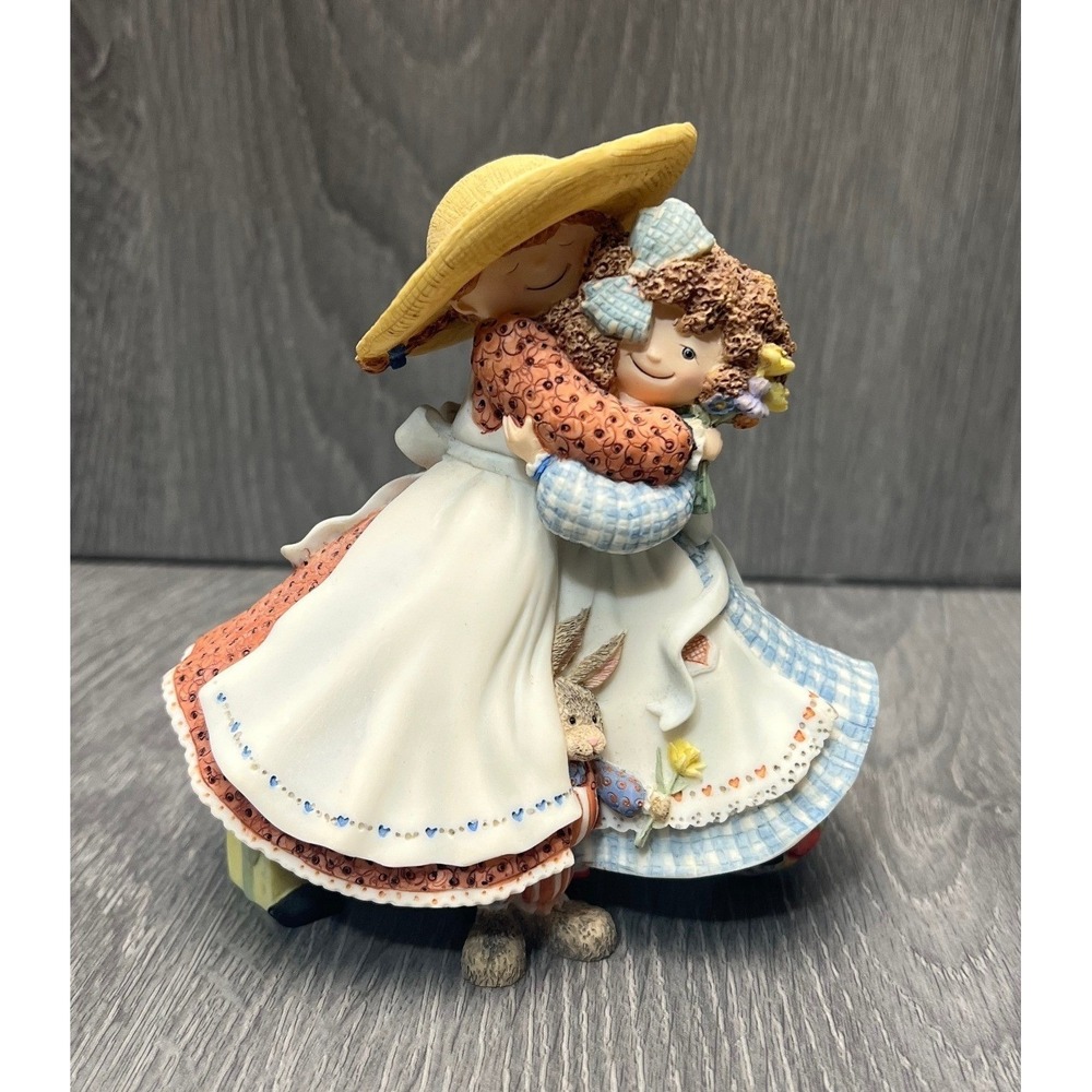 Vtg Lang & Wise Special Friends Katie and Molly Figurine 41600101 W/ Box